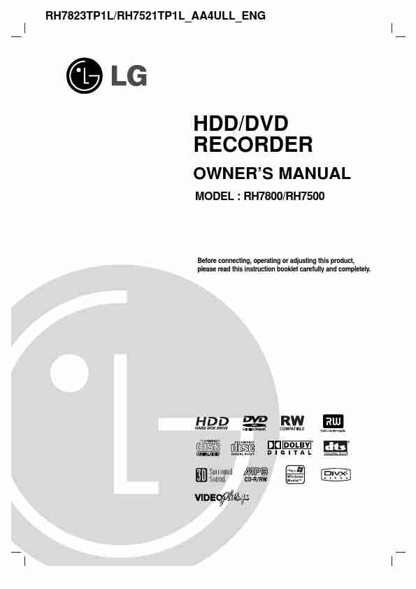 LG Electronics DVD Recorder RH7800-page_pdf